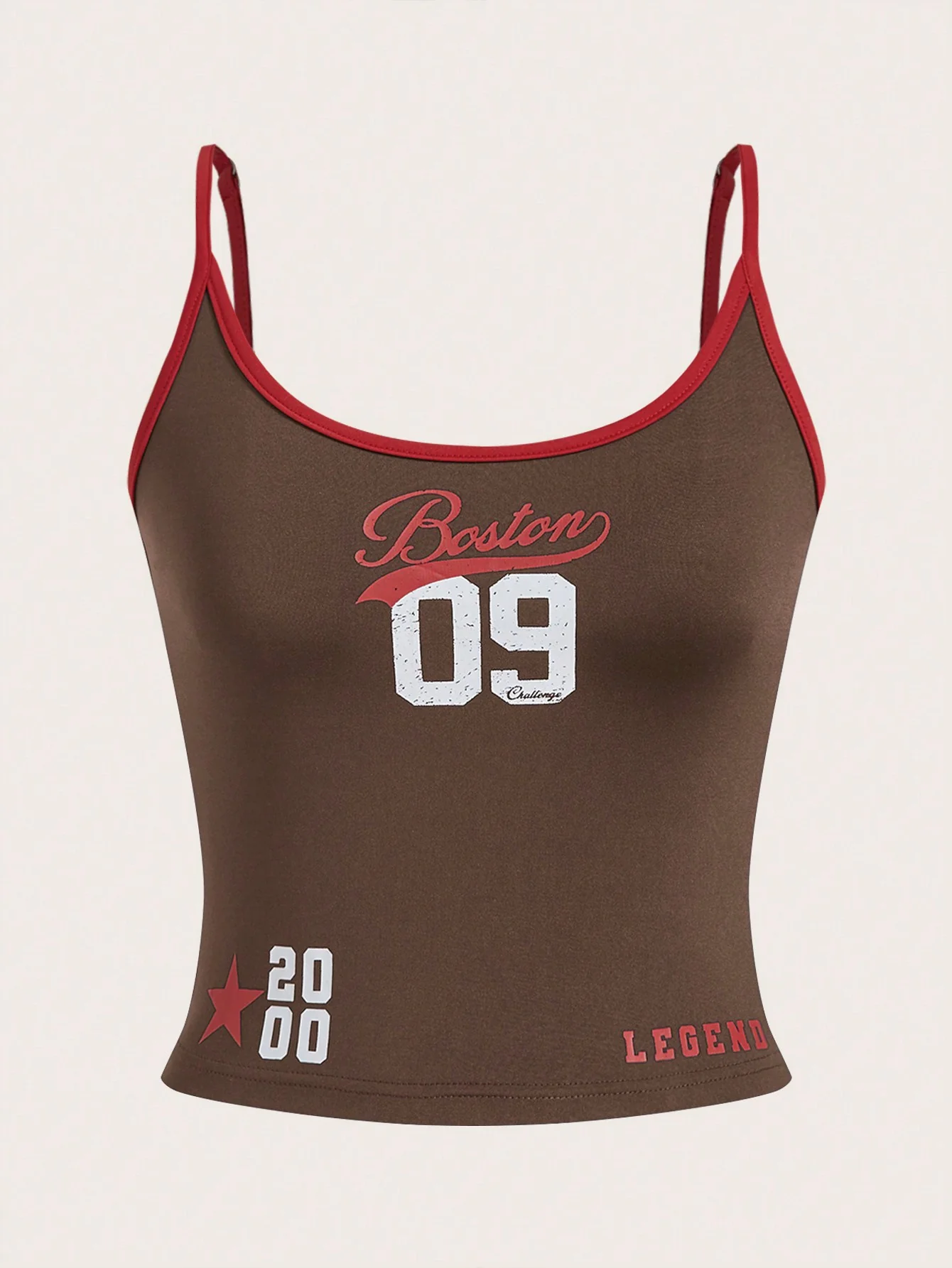 Damen Sportliches Tanktop mit kreativem Boston-Print WOLFF - Image 9