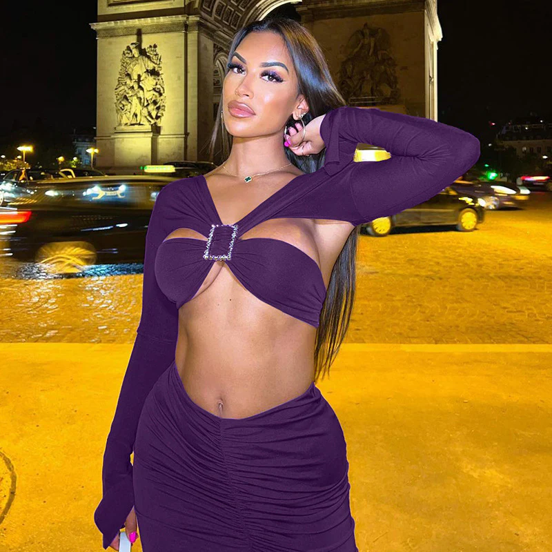 Damen Wickelkleid mit asymmetrischem Saum und verführerischen Raffungen WOLFF - Image 4
